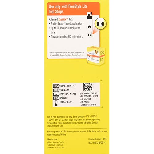 FreeStyle Freedom Lite Blood Glucose Meter