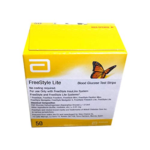 FreeStyle Lite Blood Glucose Test Strips - 50 ct, Pack of 8