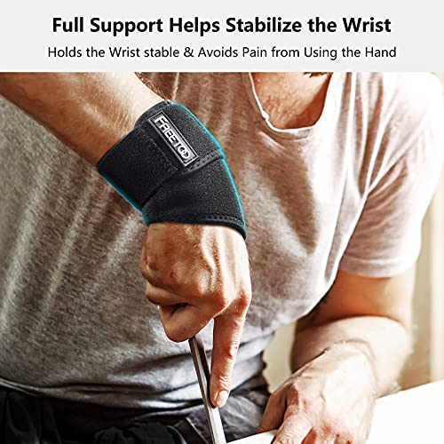 FREETOO 2 Pack Wrist Brace for Carpal Tunnel Relief for Night Support ,Compre...