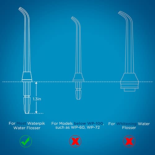 Replacement Tips for Waterpik Water Flosser (6 Classic Jet Tips)