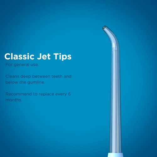 Replacement Tips for Waterpik Water Flosser (6 Classic Jet Tips)