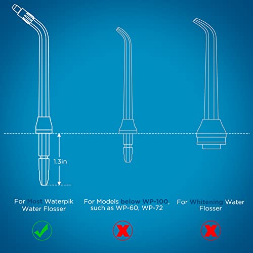 Replacement Tips for Waterpik Water Flosser (6 Orthodontic Tips)