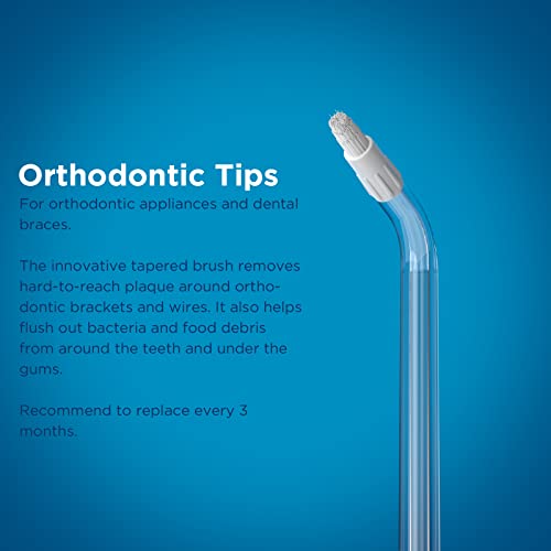 Replacement Tips for Waterpik Water Flosser (6 Orthodontic Tips)