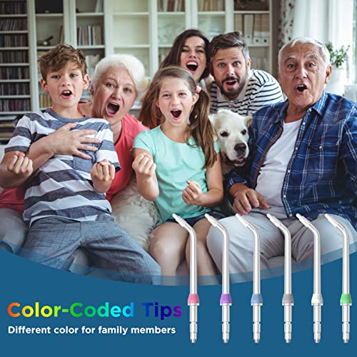 Replacement Tips for Waterpik Water Flosser (6 Orthodontic Tips)