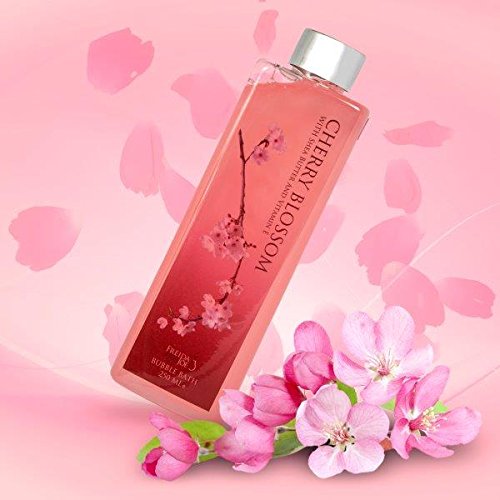 Home Spa Gift Basket - Deluxe Cherry Blossom Fragrance - Luxury Bath & Body S...