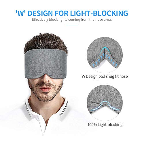 Handmade Cotton Sleep Mask - New Design Light Blocking Sleeping Eye Mask Soft...
