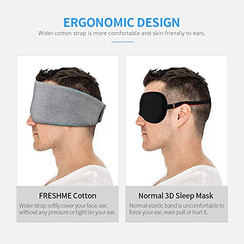 Handmade Cotton Sleep Mask - New Design Light Blocking Sleeping Eye Mask Soft...