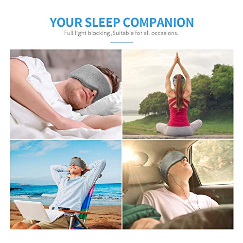 Handmade Cotton Sleep Mask - New Design Light Blocking Sleeping Eye Mask Soft...