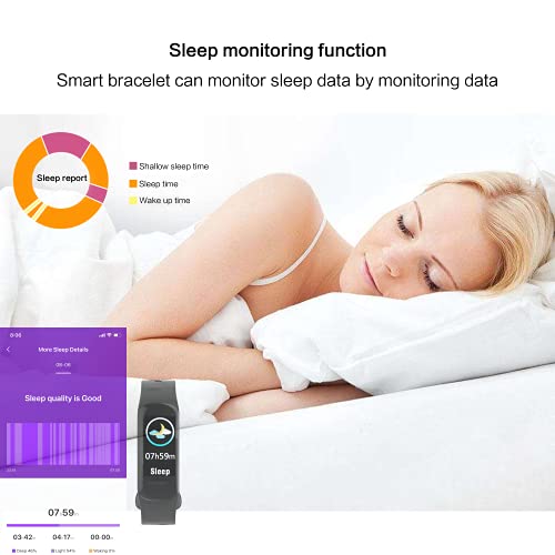 Fitness Tracker,Activity Tracker Watch with Heart Rate Blood Pressure Tempera...