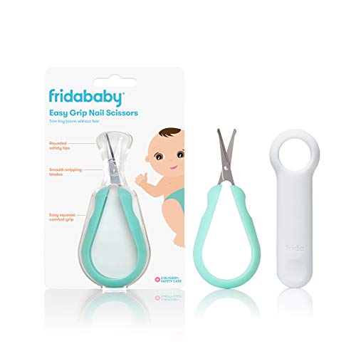 Easy Grip Nail Scissors by Frida Baby Grooming Essentials Safe for Infant New...