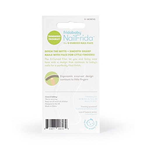 Fridababy NailFrida The S-Curved Nail Files (5 Pack) White