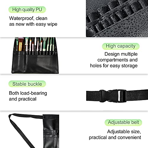 4 Pieces Makeup Artist Tools Include Professional Cosmetic Makeup Brush Bag w...