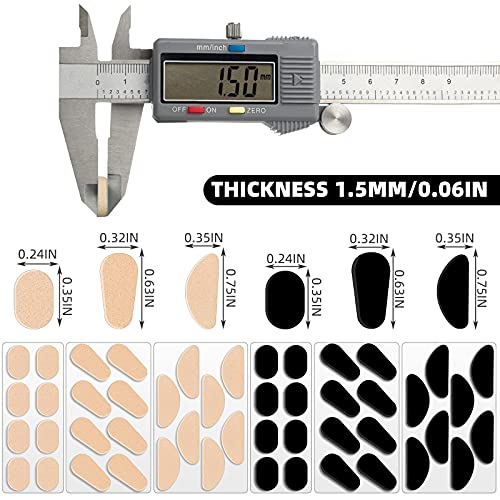 96 Pairs of Eyeglasses Nose Pads Glasses Support Nose Pads Soft Foam Self-Adh...