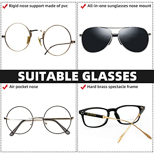 96 Pairs of Eyeglasses Nose Pads Glasses Support Nose Pads Soft Foam Self-Adh...