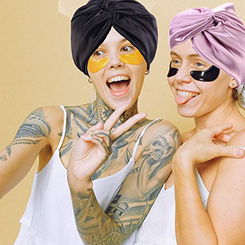 FRX 2021 New Silk Sleeping Cap for Women Hair Care Hair Cap, Imitation Silk N...