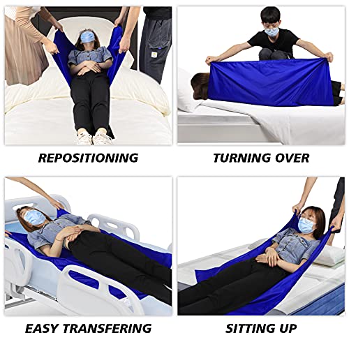 Multipurpose Patient Transfer Sheet Bed Positioning,Slide Sheets for Elderly&...