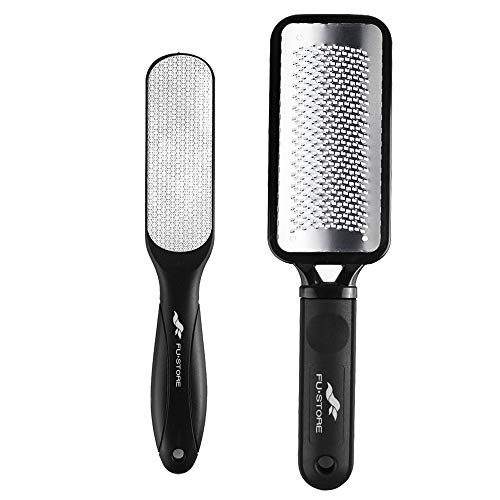 Foot Files Callus Remover 2 Pcs Stainless Steel Foot Rasp and Dual Sided Foot...