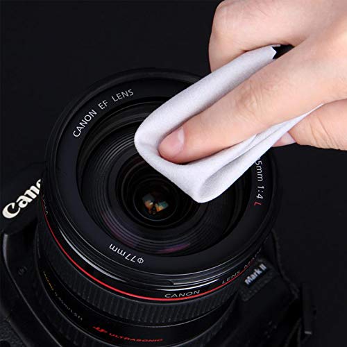 Fu Store 12 Pack Assorted Colors Microfiber Cleaning Cloths - 6" x 7" Microfi...