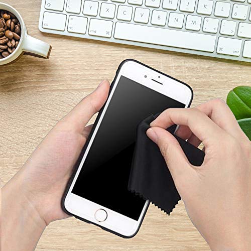 Fu Store 12 Pack Assorted Colors Microfiber Cleaning Cloths - 6" x 7" Microfi...