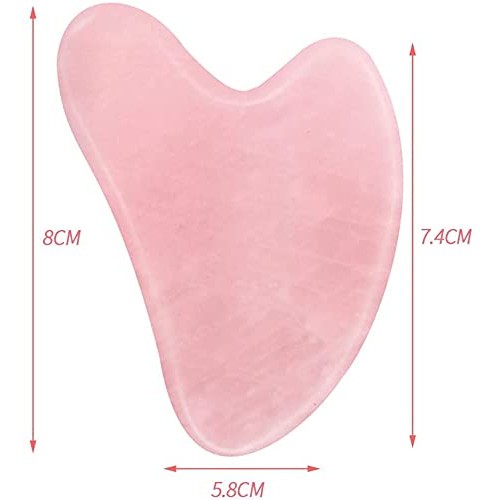 Gua Sha Facial Tools, Natural Gua Sha Scraping Massage Tool, Crystal Jade Sto...