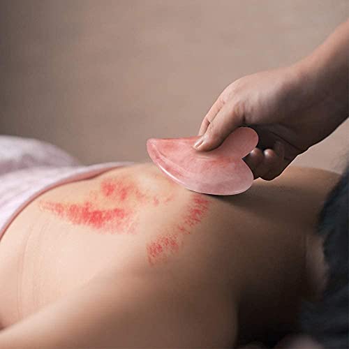 Gua Sha Facial Tools, Natural Gua Sha Scraping Massage Tool, Crystal Jade Sto...