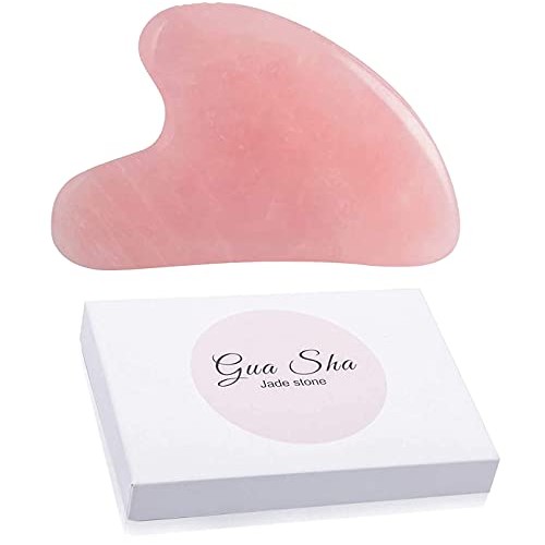 Gua Sha Facial Tools, Natural Gua Sha Scraping Massage Tool, Crystal Jade Sto...