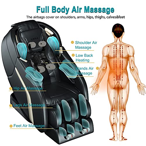 Massage Chair, Zero Gravity Shiatsu Massage Chairs Full Body and Recliner SL-...