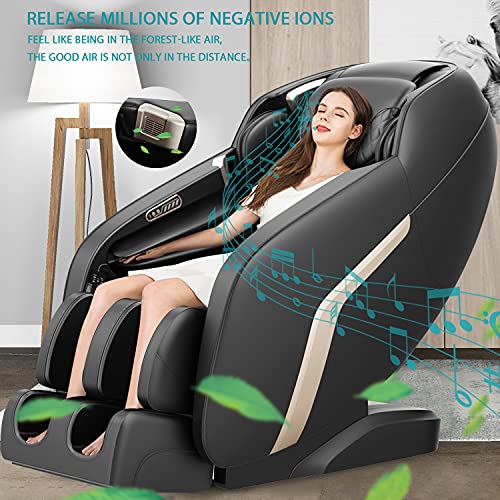 Massage Chair, Zero Gravity Shiatsu Massage Chairs Full Body and Recliner SL-...