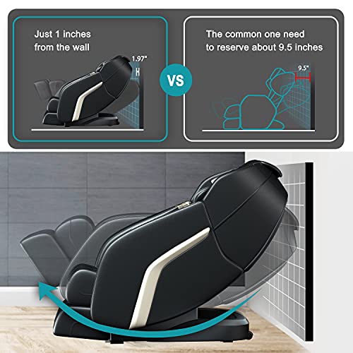 Massage Chair, Zero Gravity Shiatsu Massage Chairs Full Body and Recliner SL-...