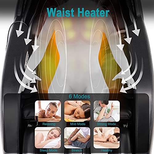 Massage Chair, Zero Gravity Shiatsu Massage Chairs Full Body and Recliner SL-...