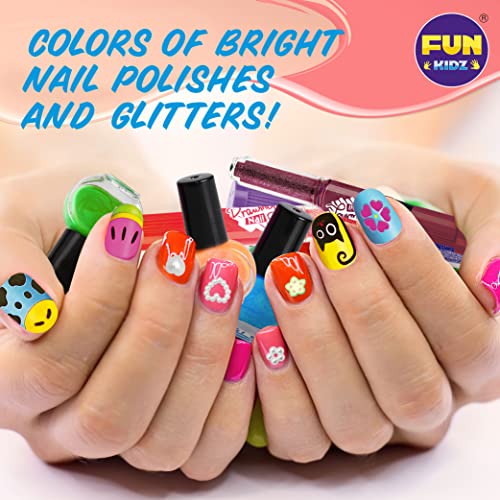 Nail Polish Pens Combo Kit, FunKidz Kids Nail Art Kit for Girls Peelable Nail...