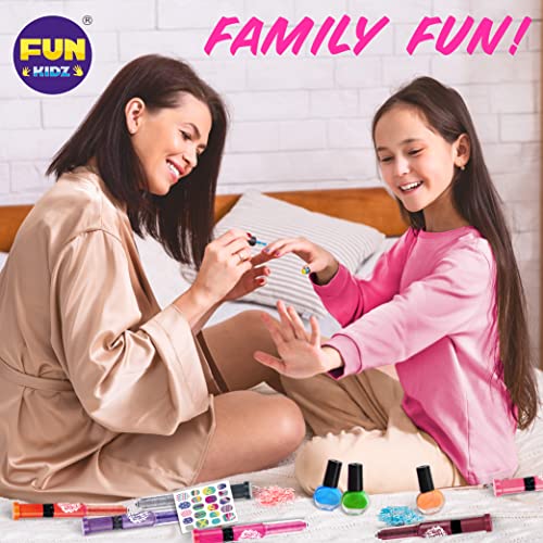 Nail Polish Pens Combo Kit, FunKidz Kids Nail Art Kit for Girls Peelable Nail...