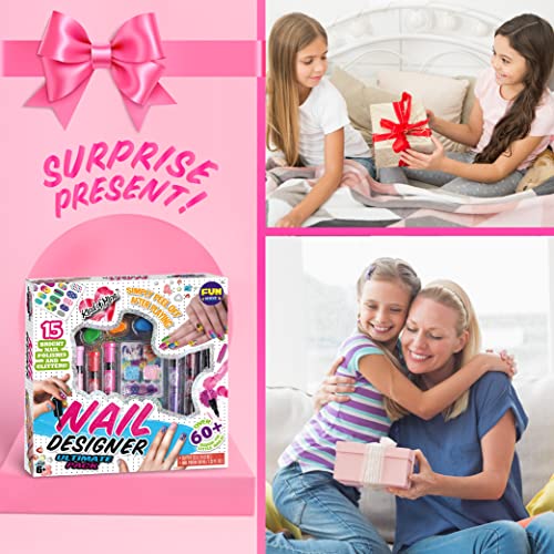 Nail Polish Pens Combo Kit, FunKidz Kids Nail Art Kit for Girls Peelable Nail...