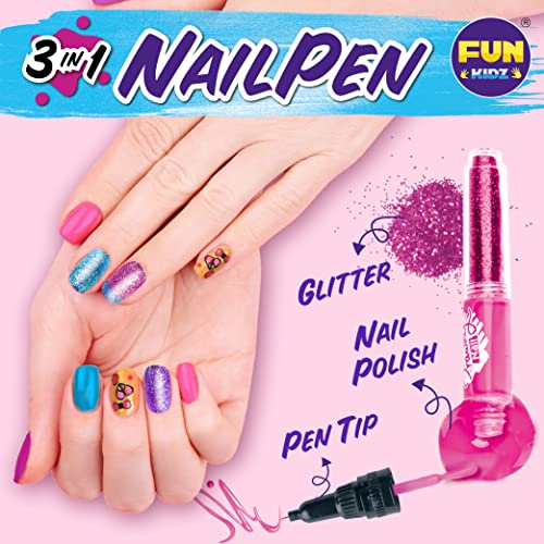 Nail Polish Pens Combo Kit, FunKidz Kids Nail Art Kit for Girls Peelable Nail...