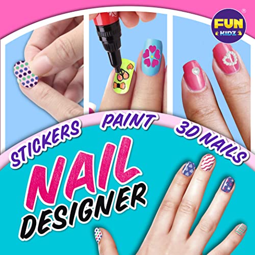 Nail Polish Pens Combo Kit, FunKidz Kids Nail Art Kit for Girls Peelable Nail...