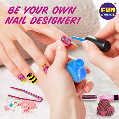 Nail Polish Pens Combo Kit, FunKidz Kids Nail Art Kit for Girls Peelable Nail...