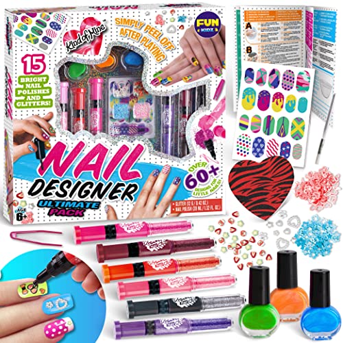 Nail Polish Pens Combo Kit, FunKidz Kids Nail Art Kit for Girls Peelable Nail...