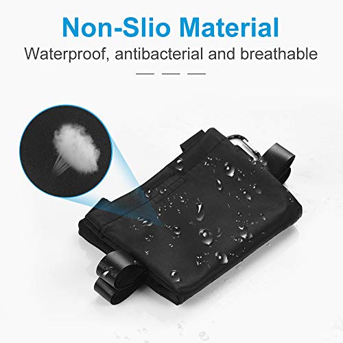 FunCee Crutch Pouch Bag, Lightweight Washable Crutch Storage Bag with 2 Pocke...