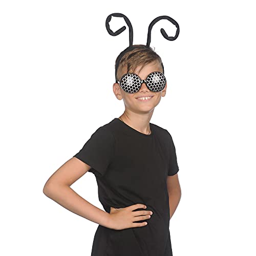 FUNCREDIBLE Bug Headband and Glasses Set | Fly Antenna Headband with Fly Sung...