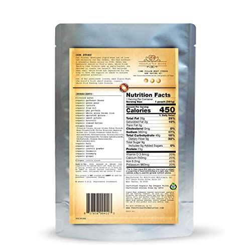 Functional Formularies Liquid Hope Organic Tube Feeding Formula and Nutrition...