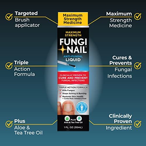 Fungi-Nail Anti-Fungal Liquid Solution , Kills Fungus That Can Lead to Nail &...