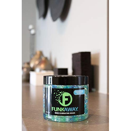 FunkAway Odor Eliminating Beads, 12 oz | Supercharged Odor Absorbing Beads fo...