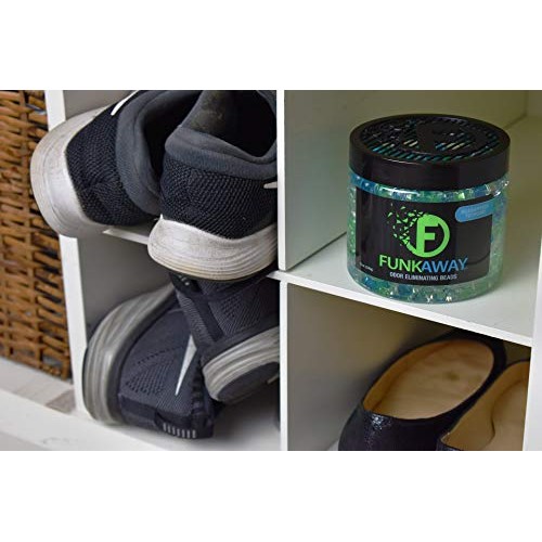 FunkAway Odor Eliminating Beads, 12 oz | Supercharged Odor Absorbing Beads fo...