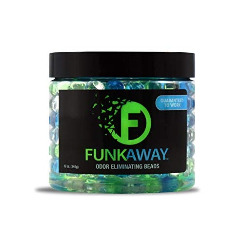 FunkAway Odor Eliminating Beads, 12 oz | Supercharged Odor Absorbing Beads fo...
