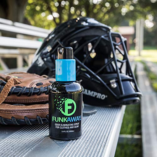 FunkAway Odor Eliminator Spray for Shoes, Clothes and Gear (Non-aerosol), 3.4...