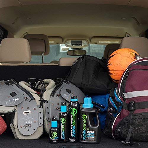 FunkAway Odor Eliminator Spray for Shoes, Clothes and Gear (Non-aerosol), 3.4...