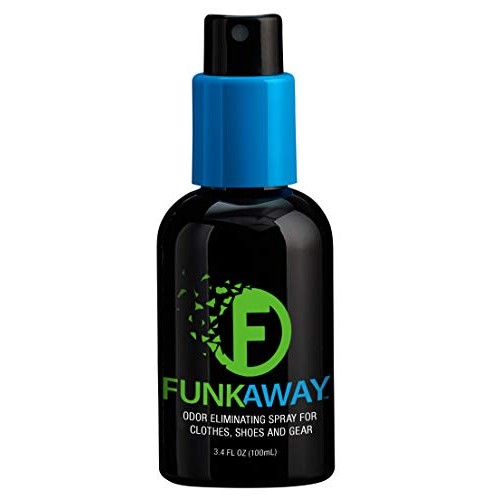 FunkAway Odor Eliminator Spray for Shoes, Clothes and Gear (Non-aerosol), 3.4...