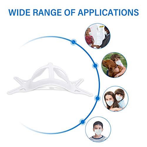 FunnyDay 10 Pcs Kids 3D Mask Bracket Silicone Insert Keep Cool Protector Stan...