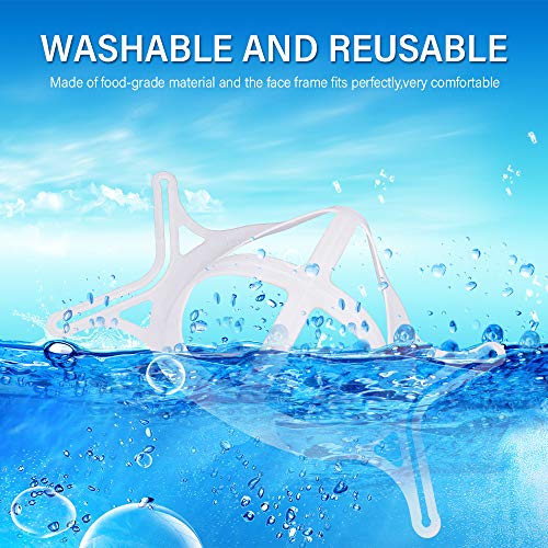 FunnyDay 10 Pcs Kids 3D Mask Bracket Silicone Insert Keep Cool Protector Stan...