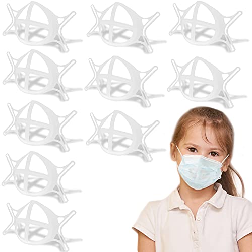 FunnyDay 10 Pcs Kids 3D Mask Bracket Silicone Insert Keep Cool Protector Stan...